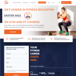 Personal trainer courses wordpress site fully redesigned